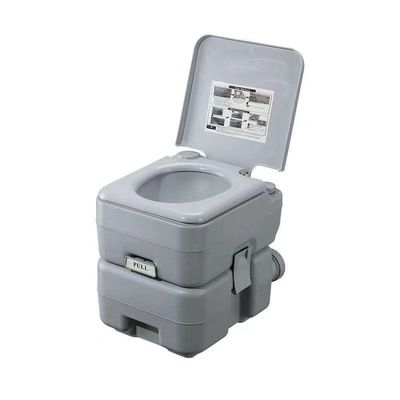 Volwassenengrootte Vierkante toiletkomvorm Draagbaar toilet voor buitenshuis gerecycled materiaal