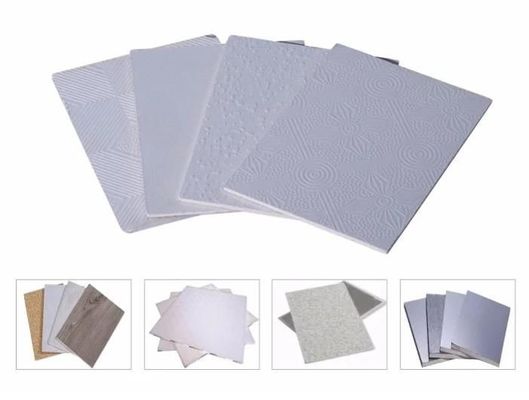 7-9 mm Dikte Wit gipsplaten met PVC/gipsplaten 1212*603mm of 1195*595mm