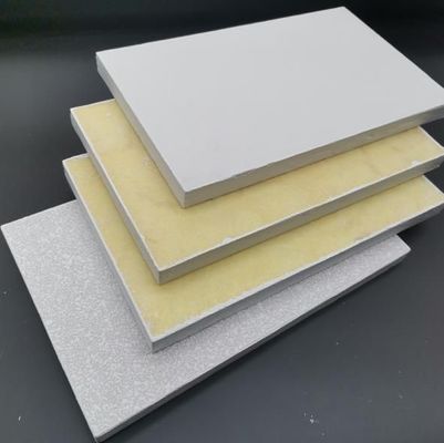 Office brandwerend lichtgewicht glasvezel gips akoestisch plafond bord voor decoratieve