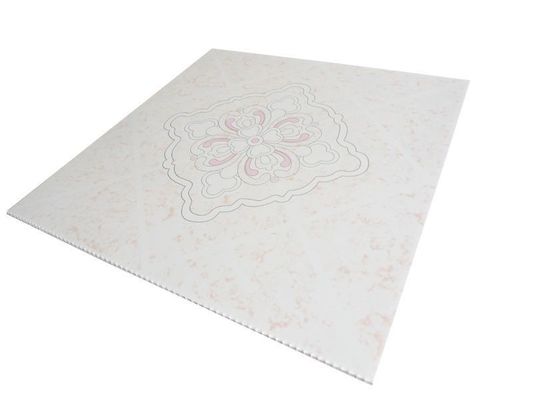 Makkelijk schoon te maken 3D PVC composiet wandplaat voor decoratie materialen in 500mmx500mm Grootte