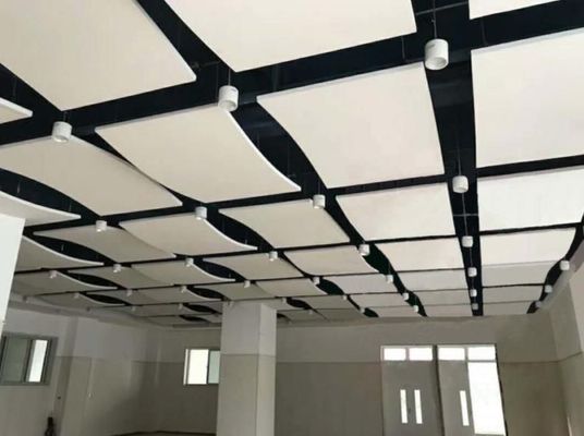 Ontwerp brandwerend spuitbedekking glasvezel plafond voor verborgen E decoratie