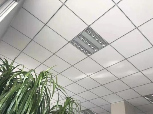 600 mm * 600 mm geperforeerd plafond van mineraalwol voor geluidsabsorptie binnen
