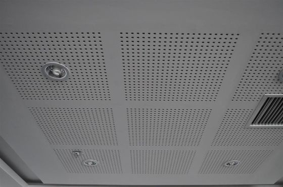 5/15q Vierkant waterdicht geperforeerd akoestisch geluidsabsorptie gipsplaat voor plafond
