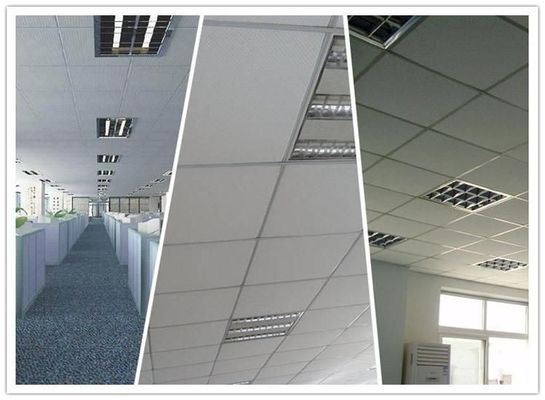 Geluidsdicht plafond 600*600mm Design akoestisch papiergezicht gipsplaten voor wanddecoratie