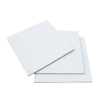 Acoustic Mineral Fiber Wool Drop Ceiling Tile Panels met streeplijnen