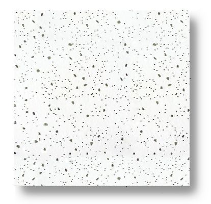 Acoustic Mineral Fiber Wool Drop Ceiling Tile Panels met streeplijnen