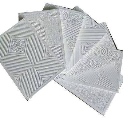 Hotelwand/plafondverbetering akoestische PVC gipsplafondtegels 7mm-15mm dikte