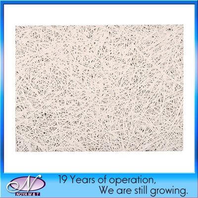 Plafond Acoustic Mineral Fiber Board Branddicht Houtwol Acoustic Plafondmateriaal