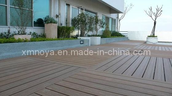 Buiten tuin hout plastic composiet WPC vloerdek met snelle installatie