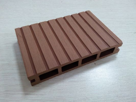Houtkorrelpatroon Groen WPC vloer Synthetisch / Hout Plastic Composite Decking 90mm*40mm
