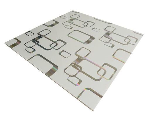 Waterdicht kleurrijk PVC 3D-paneel voor wanddecoratie in 500mmx500mm Grootte