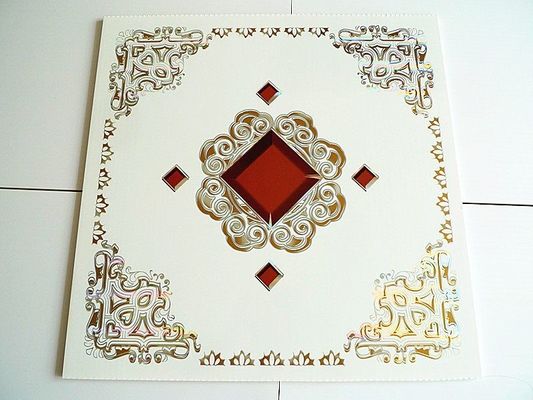 Niet-op maat gemaakte PVC 3D-paneel voor binnenmuur aangepaste magische ruimte