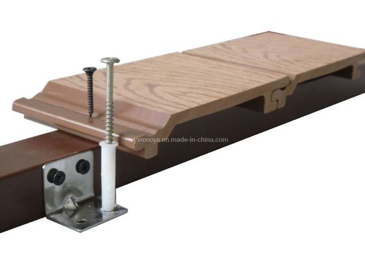 Glijdend afwerking Waterdicht en weerbestendige WPC buitenwandpaneel 156MM*21MM