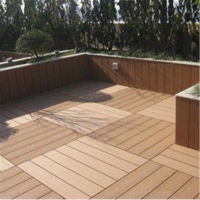 300*300mm WPC hout-plastic composiet buitenvloeren/dekbedekking voor tuinverbetering