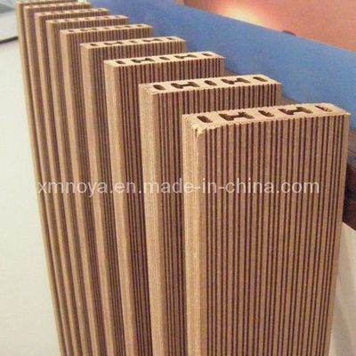 Buitenvloerversiering Op maat gemaakt 75mm*25mm Hout Plastic Composite WPC Decking NY75*25