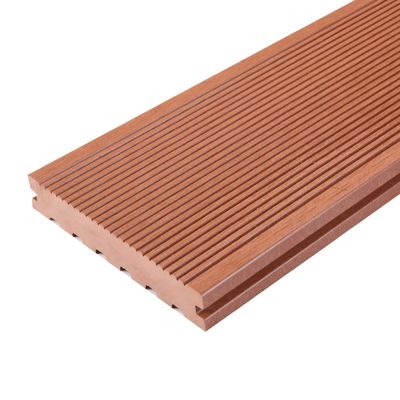 Houtkorrelpatroon Synthetisch WPC-vloermateriaal voor op maat gemaakte vloeren en vloeren