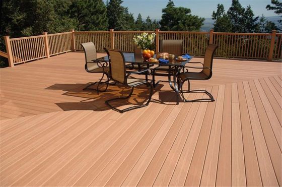 Type Composite Wood Floor 150mm*25mm voor buitenvloeren Solid Wood Composite Floor