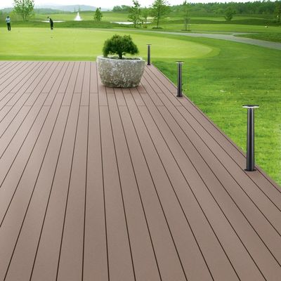 Type Composite Wood Floor 150mm*25mm voor buitenvloeren Solid Wood Composite Floor