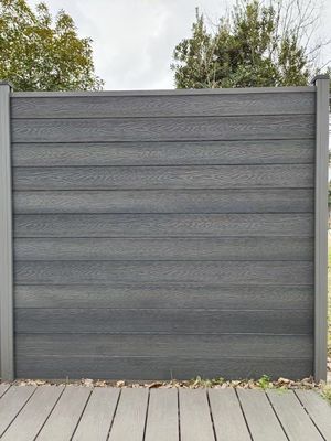 Houtkorreloppervlak Afwerking Waterdicht WPC-dekpaneel voor buitenmuur Langdurig