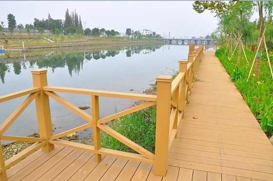 Gepersonaliseerd DSC0121 Synthetisch hout Plastic Composite WPC hek/dek voor buiten