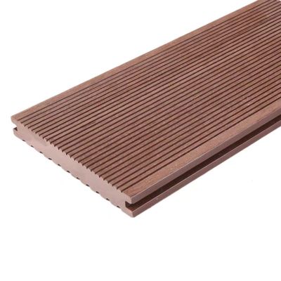Ingenieurspatroon Bruin WPC Hout Plastic Composite Outdoor Floor Decking voor Outdoor