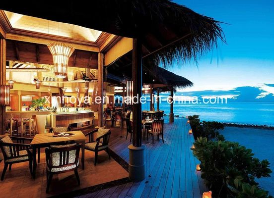 Ingenieurspatroon Bruin WPC Hout Plastic Composite Outdoor Floor Decking voor Outdoor