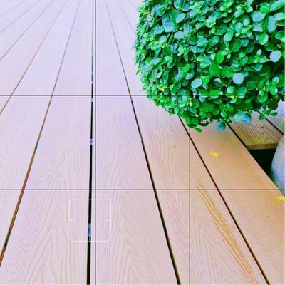 Groene WPC houten composietvloeren voor tuinen waterdicht