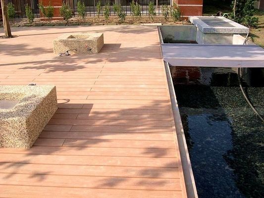 Gepersonaliseerd HS150*25-A waterdicht Buitenhouten Houten Plastic Compositewpc Dekken voor Verfraaiing