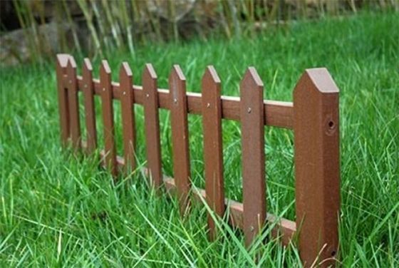 Brandbestendige WPC hout-plastic composietdekvloeren in bruin