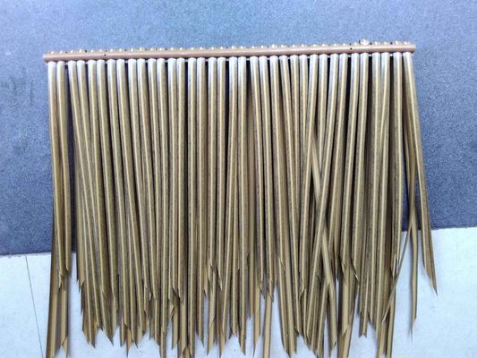 Op maat gemaakte Afrikaanse tropische gele synthetische dakstruik voor dakversiering
