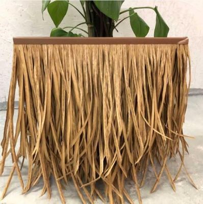 Op maat gemaakte brandwerende synthetische tropische rieten dakpannen voor hotel-HDPE Tiki Huts