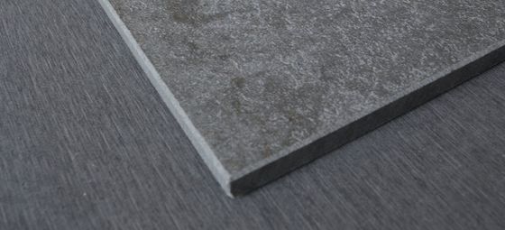 Asbestvrije brandwerende cementplaat met grijze en lichtgele materialen