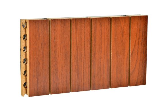 Accoustic Wooden Wall Board Perforated Wooden Acoustic Panels voor bouwmateriaal