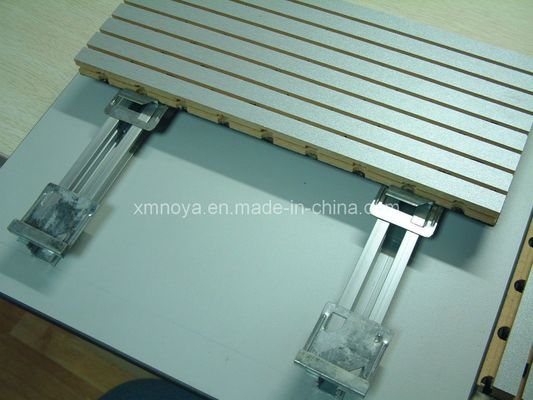 Schalusabsorptie Houten plafondplank en -paneel met vierkante rand akoestische panelen