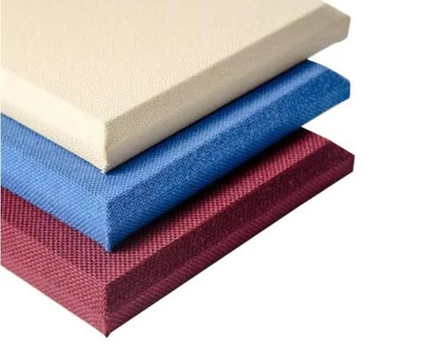 E1 Acoustic Sound Absorption Glasvezelwandpaneel voor vervangbaar bouwmateriaal