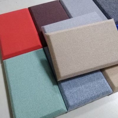 E1 Acoustic Sound Absorption Glasvezelwandpaneel voor vervangbaar bouwmateriaal