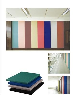 E1 Acoustic Sound Absorption Glasvezelwandpaneel voor vervangbaar bouwmateriaal