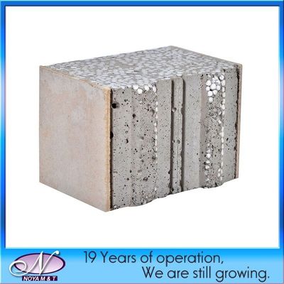 4 Brandwaarde EPS Sandwich Foam Wandpaneel voor lichtgewicht en brandwerende constructie