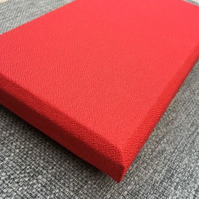 Vergaderzaal Decoratie Vierkante rand Glasvezel akoestisch wandpaneel B2 brandwerend