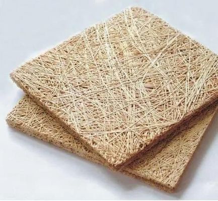 Decoratieve materialen Hout wol geluidsakoestisch cementplaat voor houten akoestische panelen