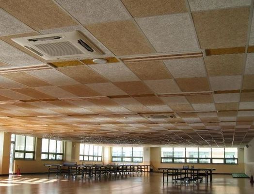 Decoratieve materialen Hout wol geluidsakoestisch cementplaat voor houten akoestische panelen