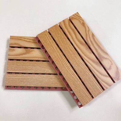 Vervang MDF houten plaat voor decoratieve open haard akoestische geluidsisolatie wandpaneel