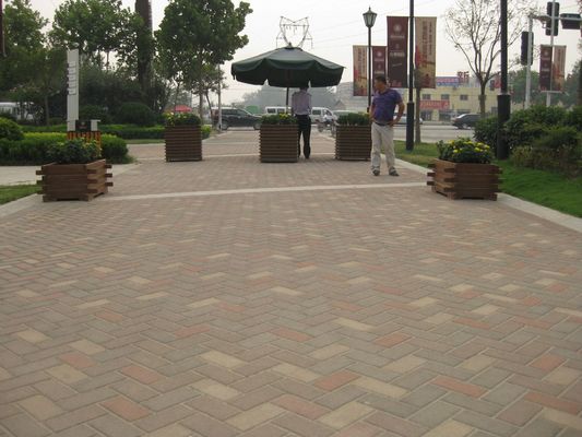 Geschikt voor parkeerplaatsen en gemeenschappelijke rijstroken Bruin Waterdoorlaatbaar Brick / Block Paving