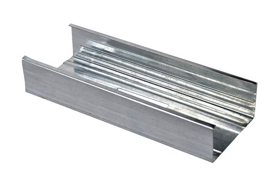 Gegalvaniseerd metalen profiel voor wandschermmateriaal, niet geperforeerd staalmateriaal