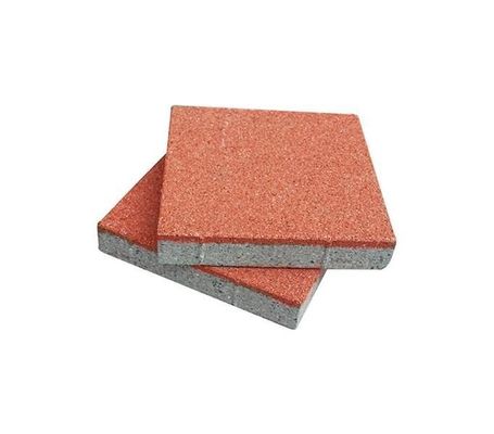 Rode porseleinen geplaveide baksteen 100 mm * 25 mm Grootte voor patio oprit Anti-Slip 65-85 Bpn