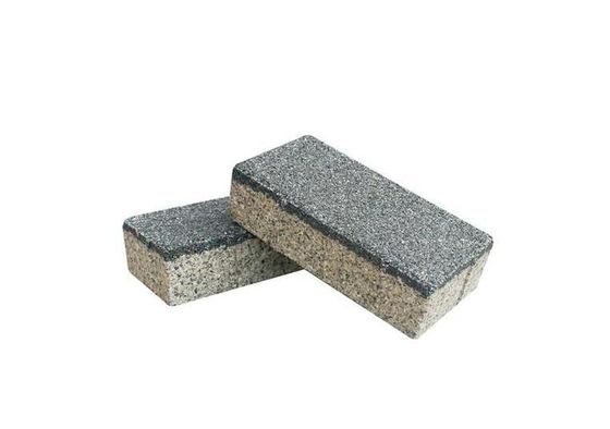 Rode porseleinen geplaveide baksteen 100 mm * 25 mm Grootte voor patio oprit Anti-Slip 65-85 Bpn