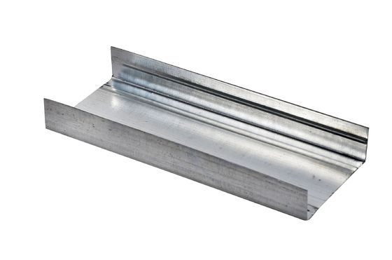 Hoofdkanaal gegalvaniseerd staalprofiel met 25mm/29mm/32mm/40mm hoogte en U-type ontwerp