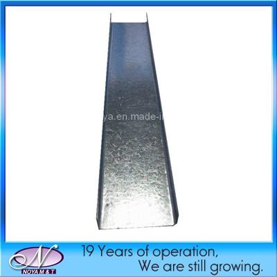 Gegalvaniseerde plaat staal scheidingswand Metalen profiel Breedte 72 mm Standaardlengte 3000 mm