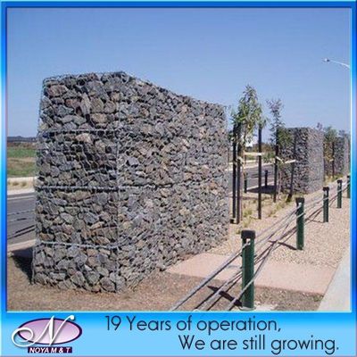 Zwaar werkend roestvrij staal zeshoekig gabion gaas met 100 * 120mm grootte raster
