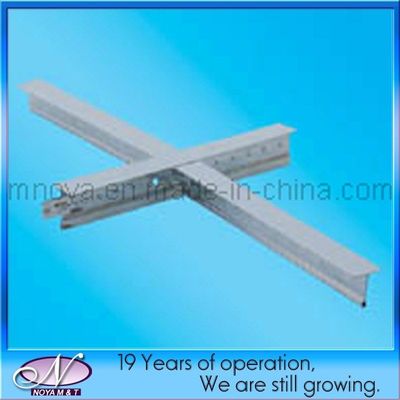 Lichte T-bar plafondophangingsmaterialen voor structurele daken 38/32*24*3600mm